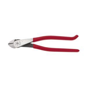 Klein Tools D248-9ST Diagonal Cutting Pliers, Made in USA, Ironworker's Diagonal Cutters with High Leverage Design, Works as Rebar Cutter and Rebar Bender, 9-Inch