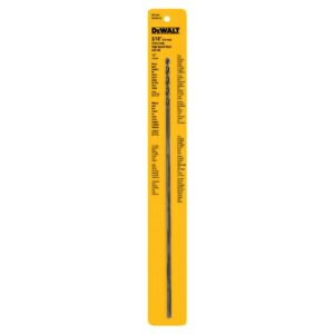 DEWALT DW1604 3/16-Inch by 12-Inch Extra Long Black Oxide Drill Bit