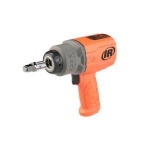 Ingersoll Rand 2236QTIMAX-O DXS2 1/2" Air Impact Wrench, Quiet, 1500 ft-lb Torque, Titanium Hammercase, Friction Ring Retainer, Orange