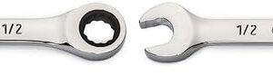 GEARWRENCH 1/2" 4 Degree Swing Arch 12 Point Ratcheting Combination Wrench - 86945 (Pack of 2)
