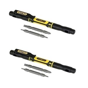 Bostitch Office Stanley 4-In-1 Pocket Screwdriver Pack of 2 (66-344-2)