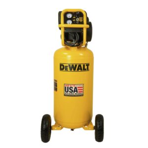 DEWALT 27 Gallon Vertical Air Compressor, Portable 1.7 HP, Oil-Free, Low Volt Easy Start Motor, 78 dBA, 5.1 SCFM at 90 PSI, 6.8 SCFM at 40 PSI