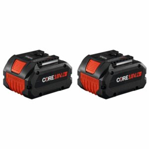 Bosch GBA18V60-2PK 18V CORE18V® Lithium-Ion 6 Ah High Power Battery, 2-Pack