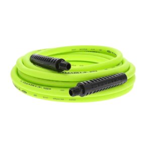 Flexzilla Air Hose, 1/4 in. x 25 ft., 1/4 in. MNPT Fittings, Heavy Duty, Lightweight, Hybrid, ZillaGreen - HFZ1425YW2