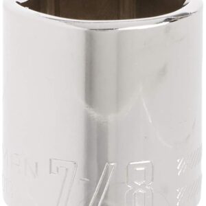 CRAFTSMAN Shallow Socket, SAE, 3/8-Inch Drive, 7/8-Inch, 6-Point (CMMT43013)