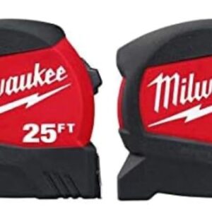 Milwaukee - 48-22-0125G - 25 ft. Magnetic Tape Measure - 2-Pack