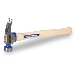 VAUGHAN CF2 California Framer Hammer, 19 oz Milled, Nail Starter, Made In The USA, VN11600
