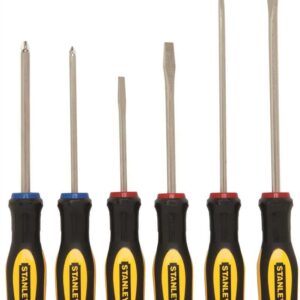 Stanley Hand Tools 60-060 6 Piece Set Slotted & Phillip Screwdrivers