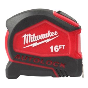 Milwaukee measure tape TAPE MEASURE AUTOLOCK 16FT