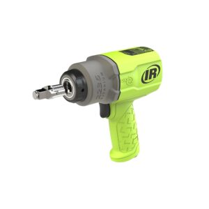Ingersoll Rand 2236QTIMAX-G DXS2 1/2" Air Impact Wrench, Quiet, 1500 ft-lb Torque, Titanium Hammercase, Friction Ring Retainer, Green