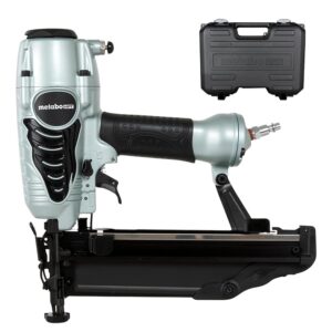 Metabo HPT Finish Nailer with Air Duster, Pro-Preferred Pneumatic Power Nailers, Ideal for Molding, Chair Rail, and Cabinetry, Lightweight 3.7 lbs, 16 Gauge, 1″ to 2-1/2″ Finish Nails, NT65M2S