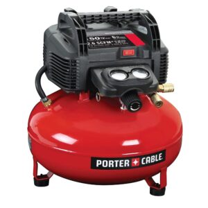 PORTER-CABLE Air Compressor, 6-Gallon, Pancake, Oil-Free (C2002-ECOM)
