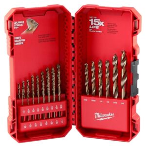 Milwaukee Electric - 23 PC RED Helix Cobalt Drill BIT Set