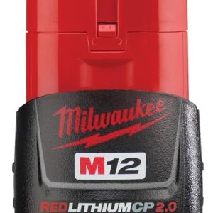 Milwaukee 48-11-2420 M12 REDLITHIUM 2.0 Compact Battery Pack (1-Pack)