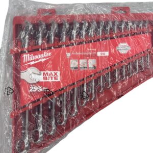 MILWAUKEE'S Electric Tools MLW48-22-9415 Combination Wrench Set - SAE