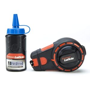Crescent Lufkin 100' Contractor Chalk Reel with HardMark Blue Chalk - CL100BA