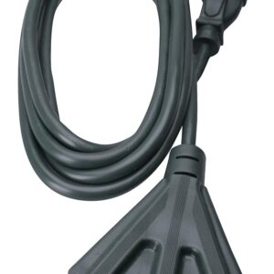 Southwire AgriPro Medium Duty Extension Cord - 14/3 Gauge - Tri-Tap Outlets - Water Resistant Vinyl Jacket - Flexible All-Weather Cord - UL Listed - 25 Foot
