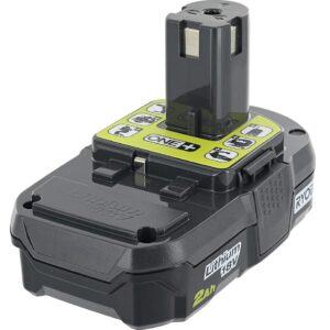 RYOBI P190 2.0 Amp Hour Compact 18V Lithium Ion Battery w/ Cold Weather Performance and (Charger Not Included / Battery Only)
